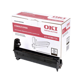 Oki - tamburo - nero - c5800/c5900 - 43381724 - 20.000 pag