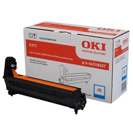 Oki - tamburo - ciano - c711 - 44318507 - 20.000 pag