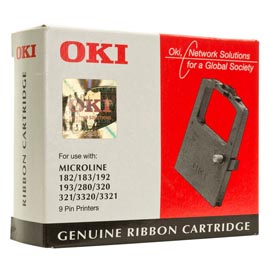 Oki - nastro - nero - ml182/92/93 280 320/1 3320/1 ml183 - 09002303 - 3.000.000 caratteri