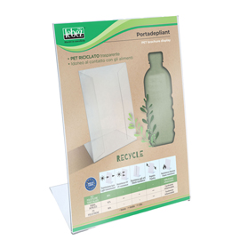 Portadepliant - 15 x 21 cm - pet riciclato - lebez