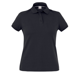 Polo donna susan - taglia l - poliammide - nero - giblor's