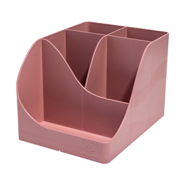 Portapenne pen wave skandi - 15,5 x 11,9 x 10,9 cm - rosa antico - exacompta