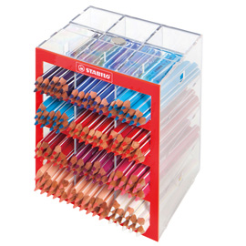 Pastello trio thick - colori assortiti - stabilo - expo 144 pezzi