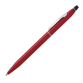 Penna sfera click - punta m - fusto rosso - cross