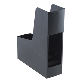 Portariviste green2desk - in ps riciclato - 30 x 25,8 cm - dorso 9 cm - nero - fellowes