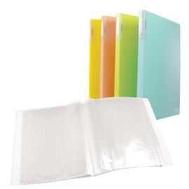 Portalistini spring - pp - a4 - 30 buste - colori assortiti - colorosa