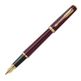 Penna stilografica meridian gt - punta m - rosso - parker
