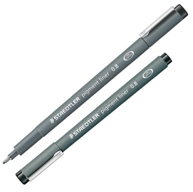 Pennarello pigment liner 308 - nero - 0,8mm - staedtler