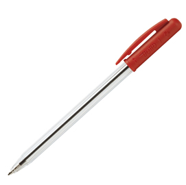 Penna a sfera - punta 1,0mm - rosso  - tratto - conf. 50 pezzi