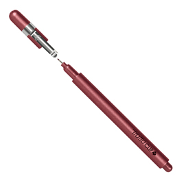 Penna fineliner tratto clip - tratto 0,3mm - rosso  - tratto