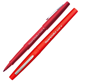 Pennarello flair nylon punta feltro - punta 1,10mm - rosso - papermate