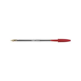 Penna a sfera cristal  - punta media 1,0mm - rosso - bic - conf. 50 pezzi