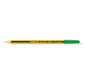 Penna a sfera noris stick  - punta 1,0mm - verde - staedtler - conf. 20 pz