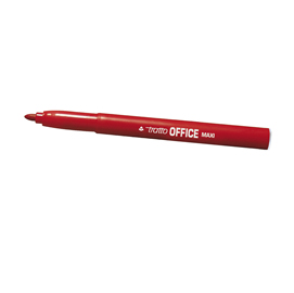 Pennarelli office punta feltro - punta maxi - tratto 0,80-2,00mm - blu  - tratto - conf. 12 pezzi