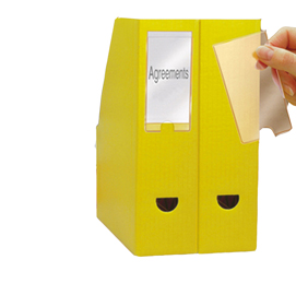 Portaetichette adesivo - ppl - 25x75 mm - trasparente - 3l - conf. 12 pezzi