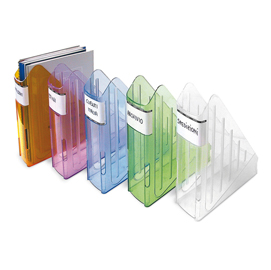 Portariviste classic - 29,5x27 cm - 7,5 cm - viola trasparente - arda