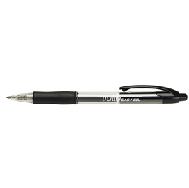 Penna a sfera a scatto easy gel - punta 0,5mm - nero - tratto