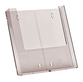 Portadepliant da parete - tasca a4 - trasparente - studio t