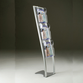 Portadepliant da terra vision ice - 3 tasche a4 - tecnostyl