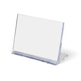 Portanome pieghevole da tavolo - 10x6,5 cm - lebez