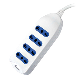 Presa multipla - 4 prese standard italiano - cavo da 1.5 mt - mkc