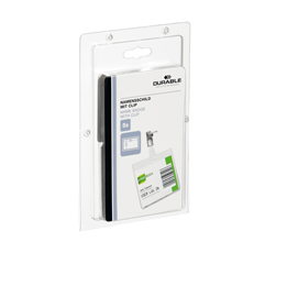 Portabadge - pvc - clip in metallo - 6x9 cm - durable - conf. 5 pezzi