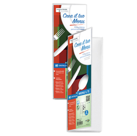Portamenù l ti2 - 2 buste 11x30 cm - sei rota