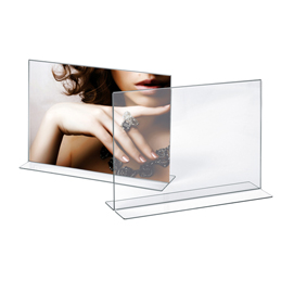 Portadepliant - materiale acrilico - 21x30 cm - orizzontale - lebez