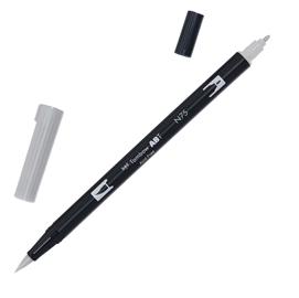 Pennarello dual brush n75 - cool gray 3 - tombow