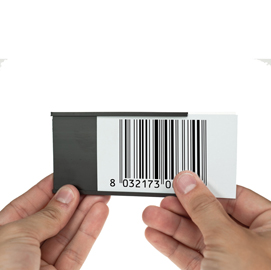 Portaetichette magnetico - 40x100 mm - grigio - markin - conf. 20 pezzi