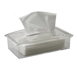 Portaveline da tavolo mr acrylic - 27x13x6,5 cm - trasparente - tecnostyl