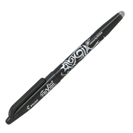 Penna a sfera a scatto frixionball clicker  - punta 0,5mm - nero- pilot