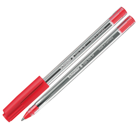 Penna a sfera con cappuccio tops 505  - tratto 0,7mm  - rosso- schneider