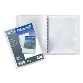 Portalistini personalizzabile sviluppo - liscio - 15x21 cm - 20 buste - trasparente - favorit