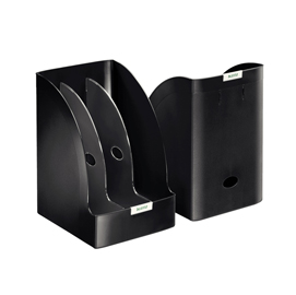 Portariviste leitz plus jumbo - 24x31x21 cm - nero - leitz