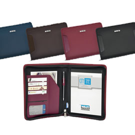 Portablocco europa city time - c/cerniera - semilpelle - 265 x 340 mm - nero - lebez