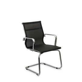 Poltrona direzionale pollux space pxv - in rete - nero - unisit