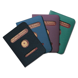 Porta passaporto - colori assortiti - alplast - conf. 24 pezzi