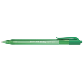 Penna a sfera a scatto inkjoy 100 rt  - punta 1,0mm - verde - papermate