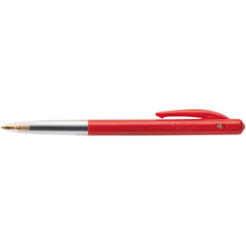 Penna a sfera a scatto m10 - punta 1,0mm - rosso  - bic - conf. 50 pezzi