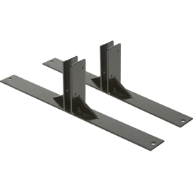 Piedi in metallo nero per lavagne multiboard - securit - set 2 pezzi