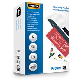 Pouches protect175 - a3 - 303x426 mm - 2x175 micron - fellowes - scatola 100 pezzi