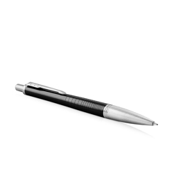 Penna a sfera urban premium ebony - metal chiselled - stilo m - parker