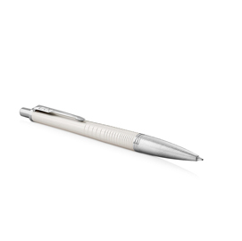 Penna a sfera urban premium ebony - pearl metal chiselled - stilo m - parker