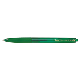 Penna a scatto supergrip g  - punta 1,0mm - verde - pilot