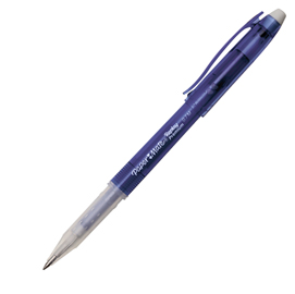 Penna a sfera gel cancellabile erasable gel - punta 0,7mm - blu  - papermate