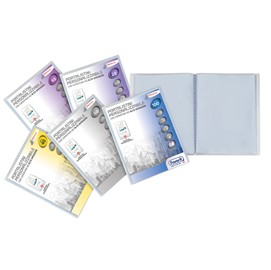 Portalistini personalizzabile premium - liscio - 22x30 cm - 60 buste - trasparente - favorit