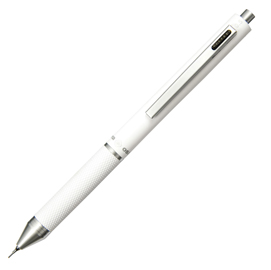 Penna a sfera a scatto multifunzione - fusto bianco gommato - osama