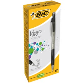 Portamine velocity pro - mina 0,70mm - fusto nero - bic - scatola 12 portamine