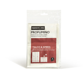 Profumino talco & ambra - perfetto - conf. 2 buste